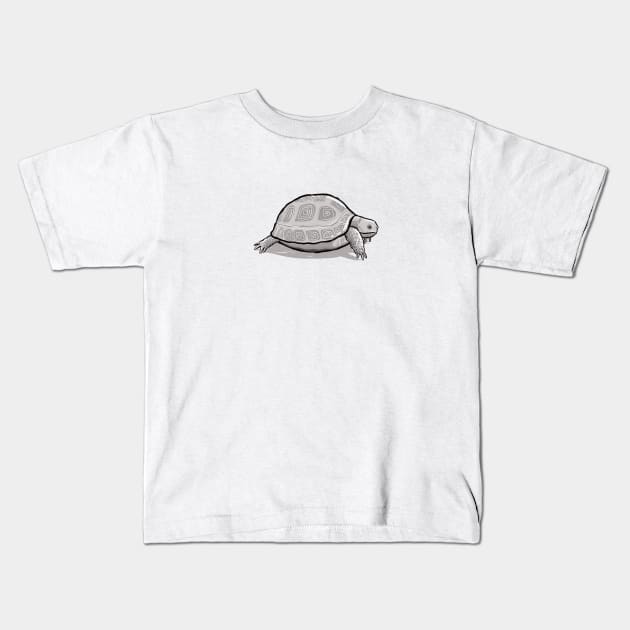 Tortoise Kids T-Shirt by AdamRegester